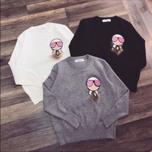 Fendi lookalike adorable sweater